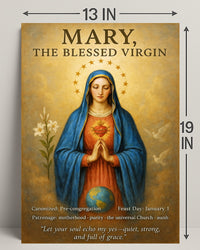 Mary, The Blessed Virgin Poster PosterGoat