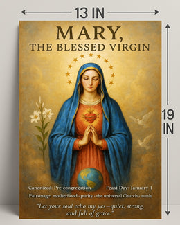 Mary, The Blessed Virgin Poster PosterGoat