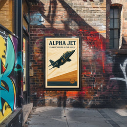 Alpha Jet Frances Pride in the Skies Poster