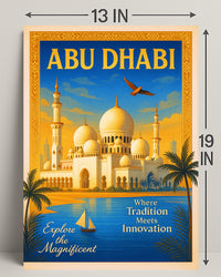 Discover Abu Dhabi Poster PosterGoat
