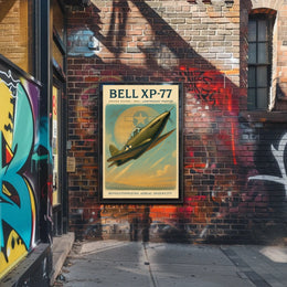 Bell XP-77 Lightweight Fighter Poster