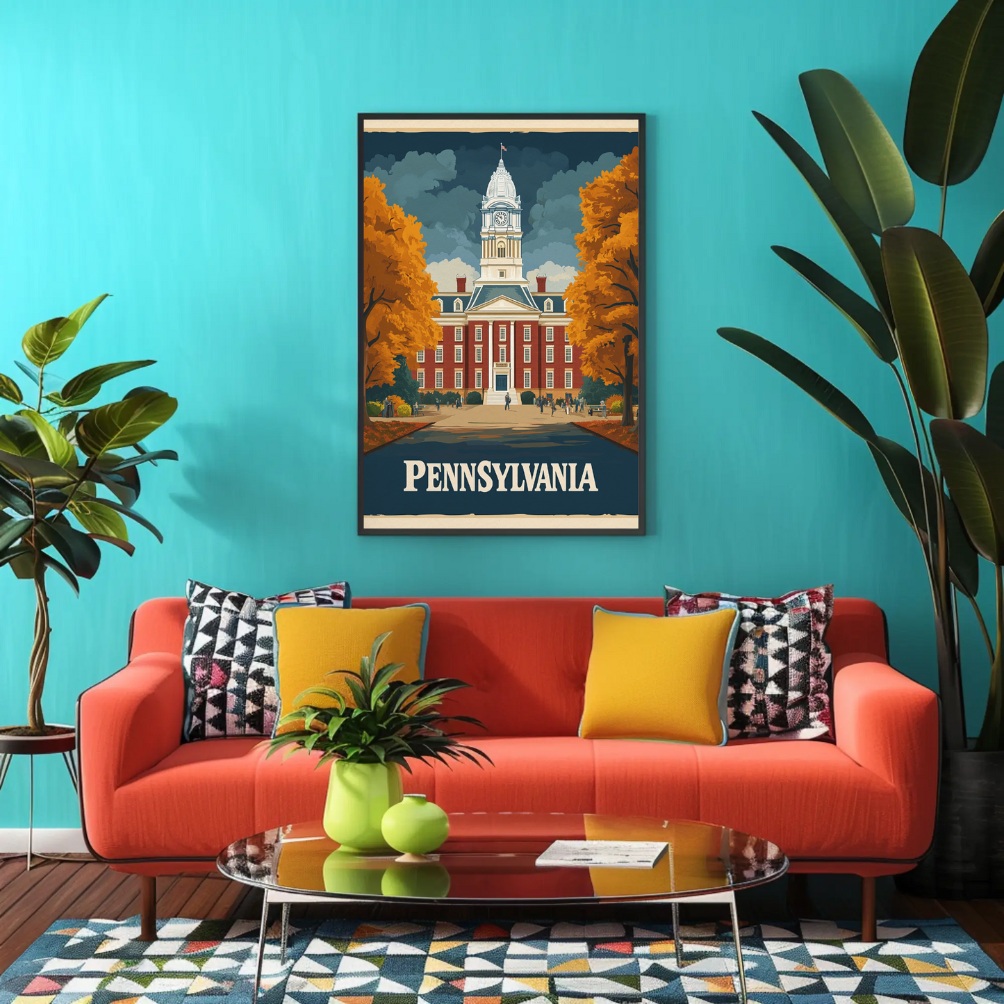 Pennsylvania Vintage Poster