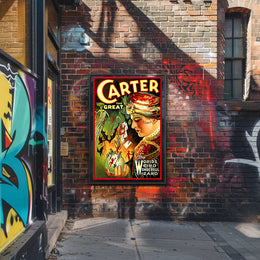 Carter the Great Magic Show Vintage Cultural Poster