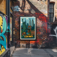 Iconic New York City Vibes Poster