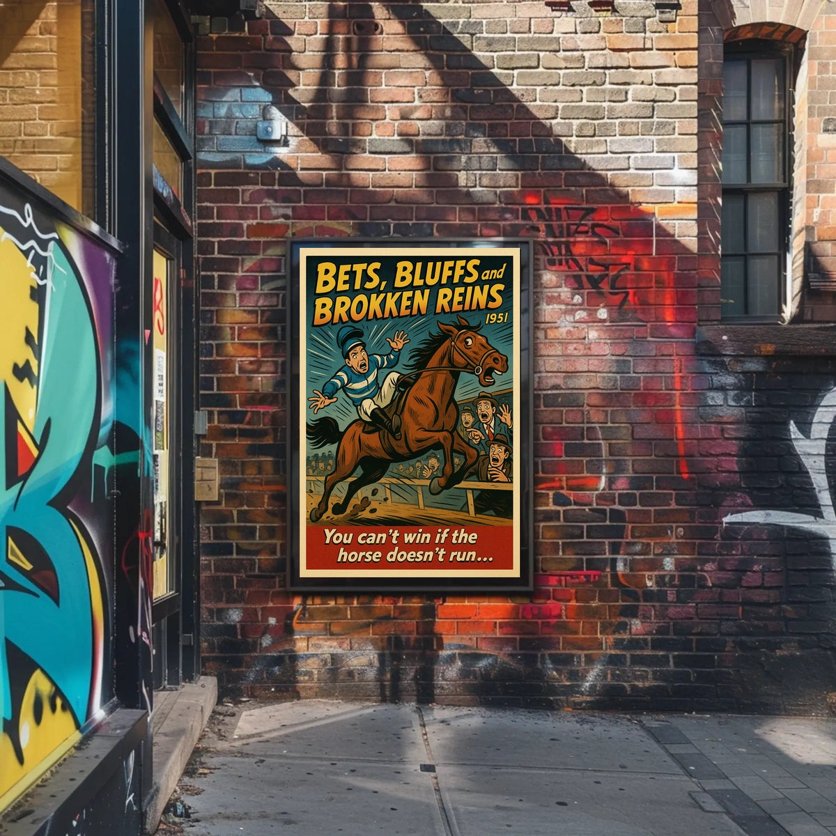 Bets, Bluffs, and Broken Reins Poster