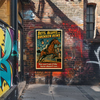 Bets, Bluffs, and Broken Reins Poster