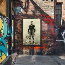 Vintage Football Legend Poster