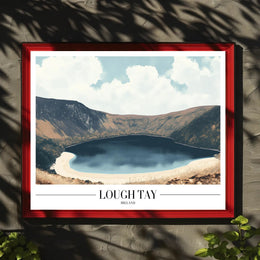 Lough Tay Ireland Travel Poster