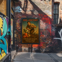 Dig for Victory WWII Propaganda Poster