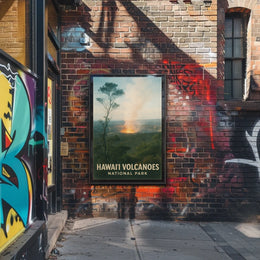 HawaiI Volcanoes National Park Poster