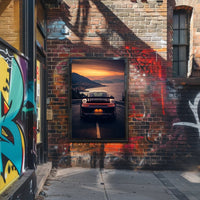 Coastal Drive at Sunset Poster PosterGoat