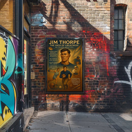 The Path of Greatness: Jim Thorpe Poster