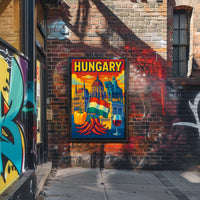 Vibrant Hungary Poster