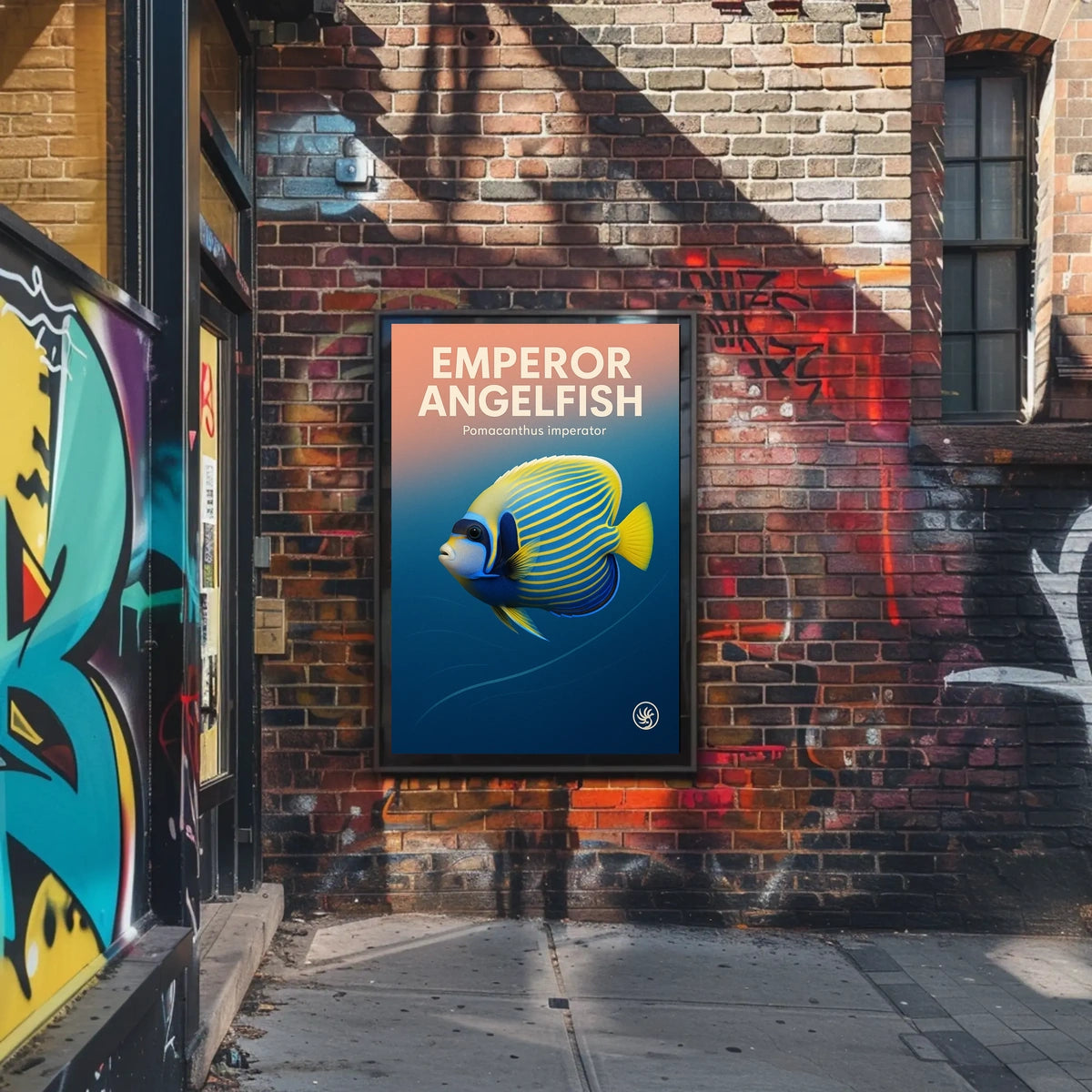 Emperor Angelfish Poster
