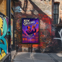 New Orleans The Heartbeat of Jazz Poster PosterGoat
