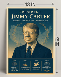 Jimmy Carter Leadership Gallery Print PosterGoat