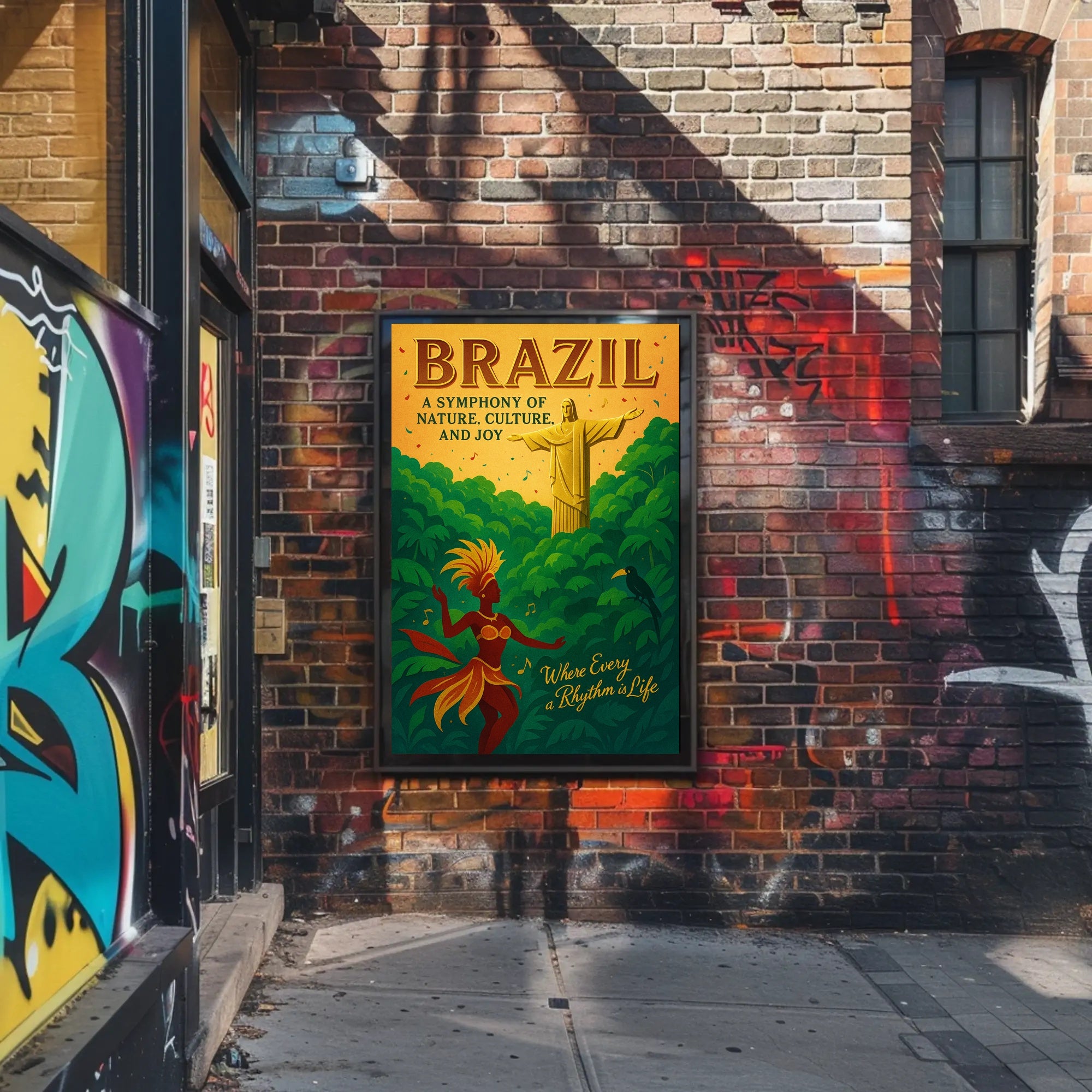 Brazil A Symphony Of Nature, Culture, Poster