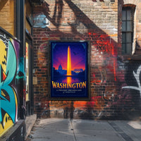Washington A Twilight Dreamscape Poster