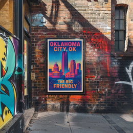 Oklahoma City The Big Friendly Poster