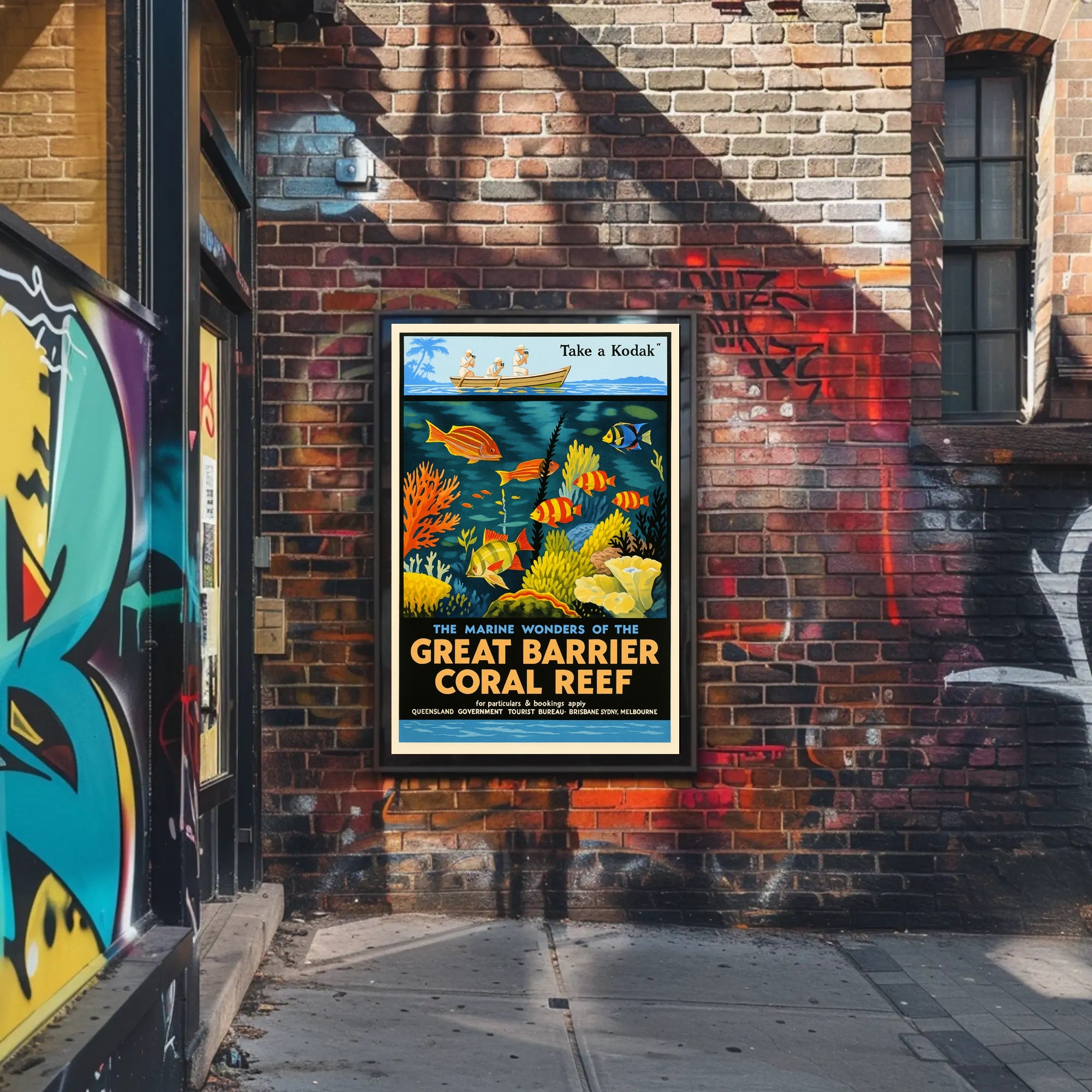 Marine Wonders of the Great Barrier Reef Poster PosterGoat