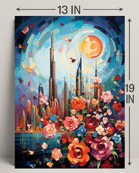 Blossoming Metropolis Poster
