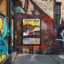 Porsche Mille Miglia Victory Poster