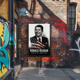 Ronald Reagan 40th President of the United States Reflections Poster