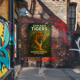 Chicago Tigers Roaring Legends Poster