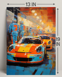 Racing Thrills Poster PosterGoat