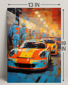 Racing Thrills Poster PosterGoat
