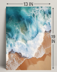 Ocean Waves Poster