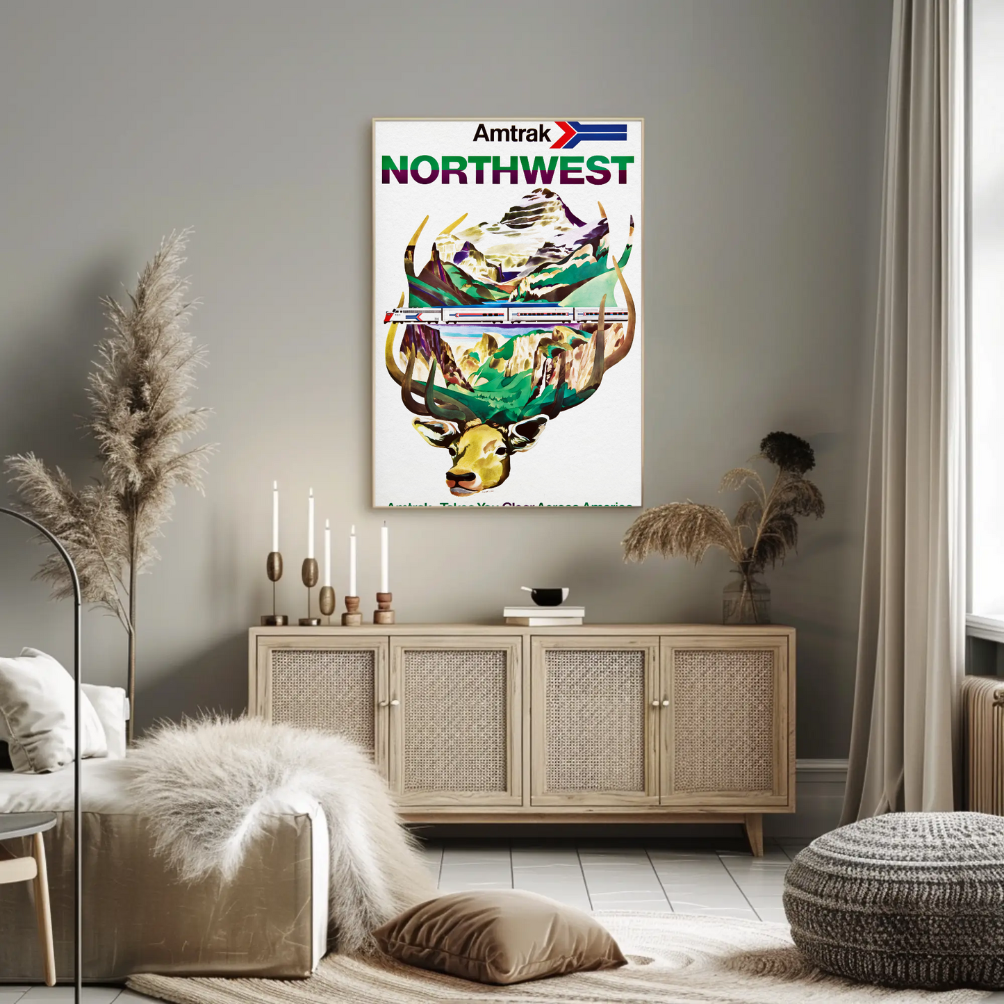 Amtrak Northwest Travel Poster