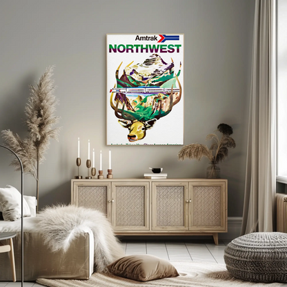 Amtrak Northwest Travel Poster