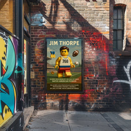 Jim Thorpe Legendary Athlete Poster