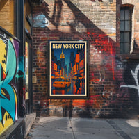 New York City Nightlife Poster