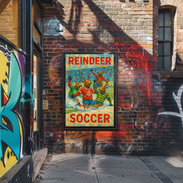 Reindeer Soccer Extravaganza Poster