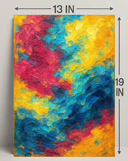 Vivid Abstract Expression Poster PosterGoat