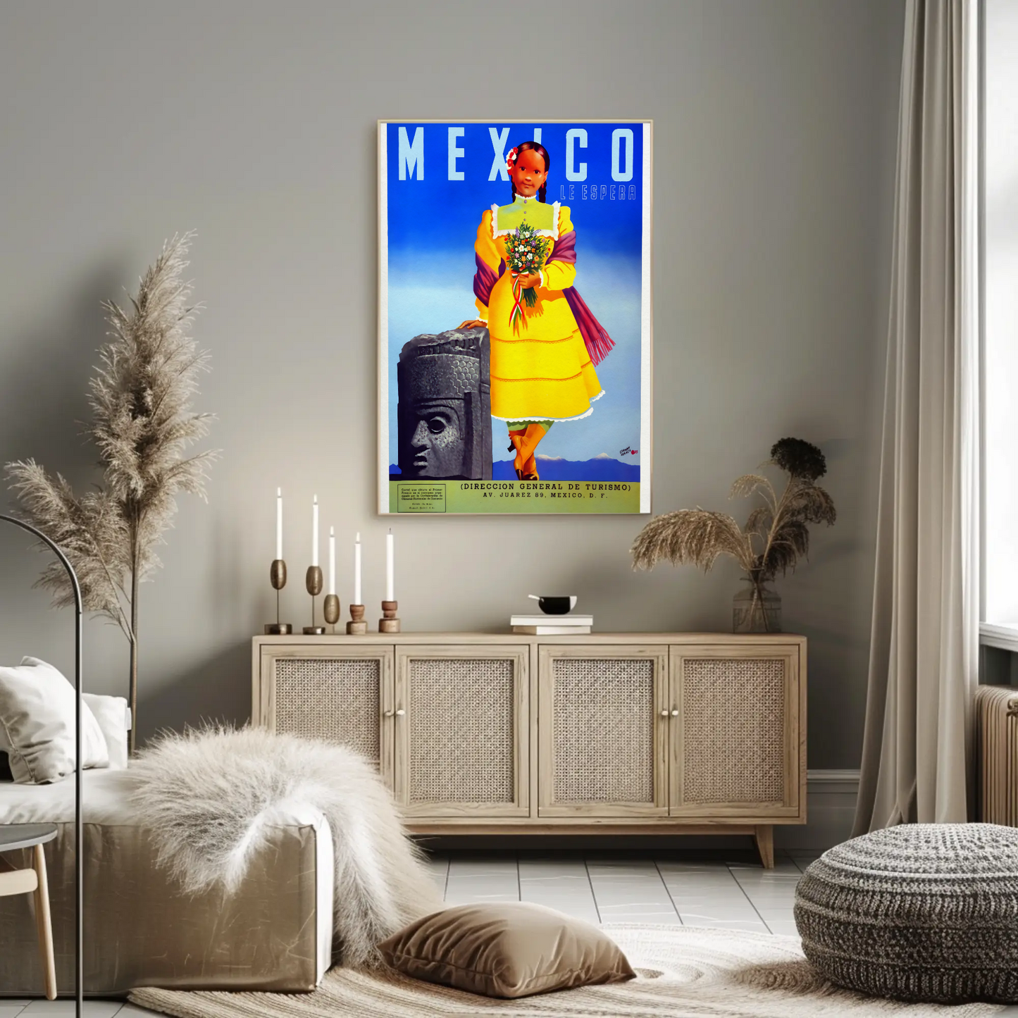 Mexico Travel Tourism Poster