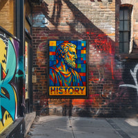 Vibrant History Mosaic Poster