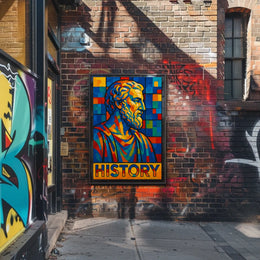 Vibrant History Mosaic Poster