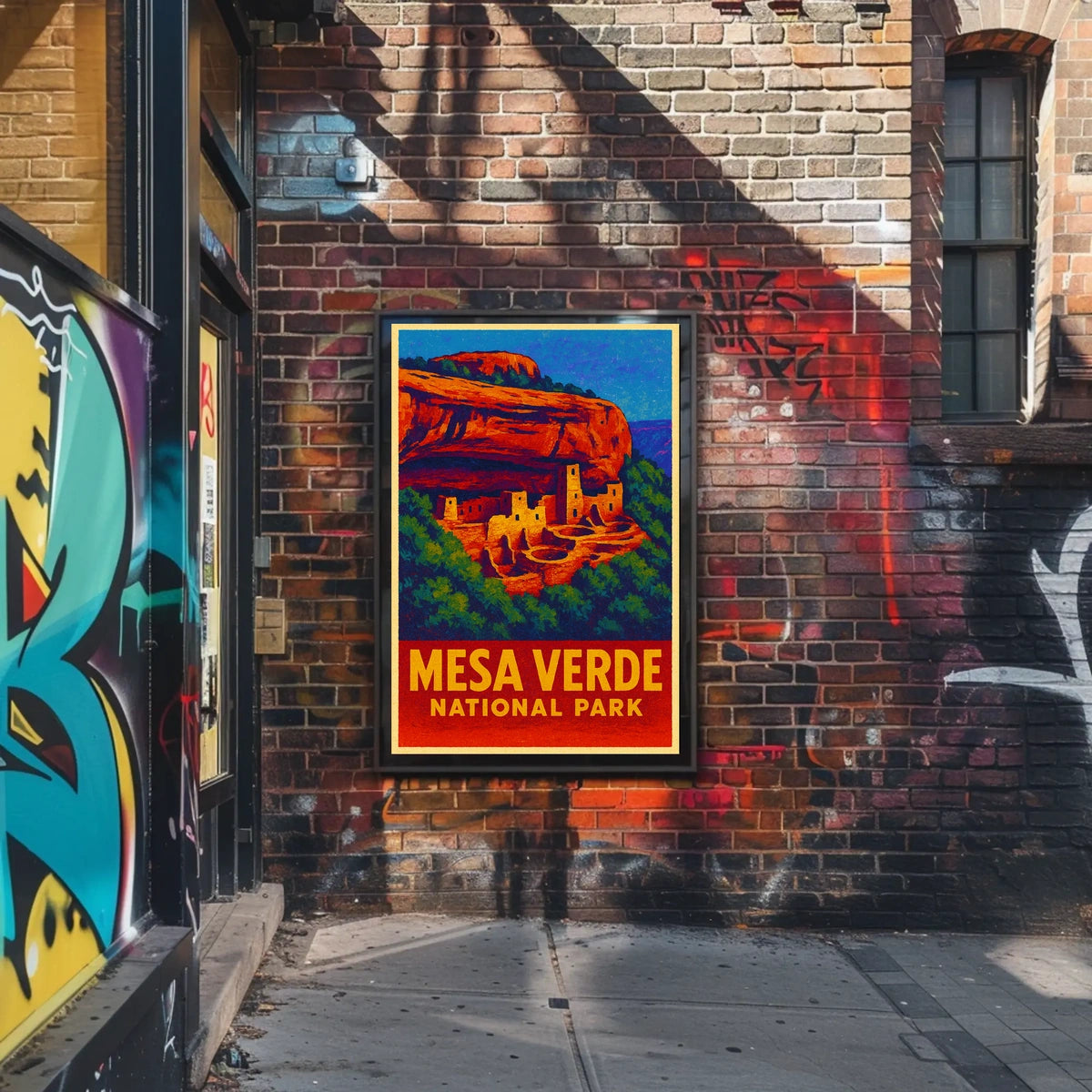 Mesa Verde Vintage Travel Collectors Poster