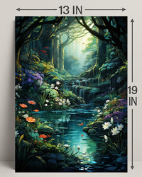 Enchanted Forest Oasis Poster