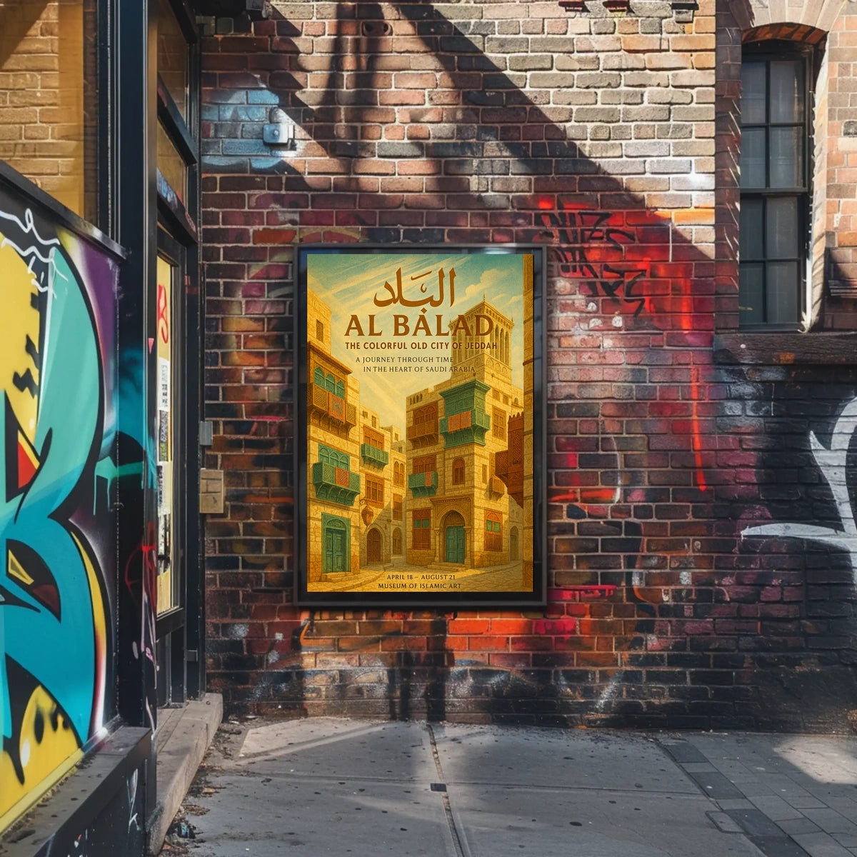 Al Balad The Colorful Old City Of Poster