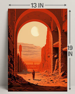 Journey Through The Arches Poster PosterGoat