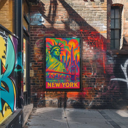 Vibrant New York Cityscape Poster