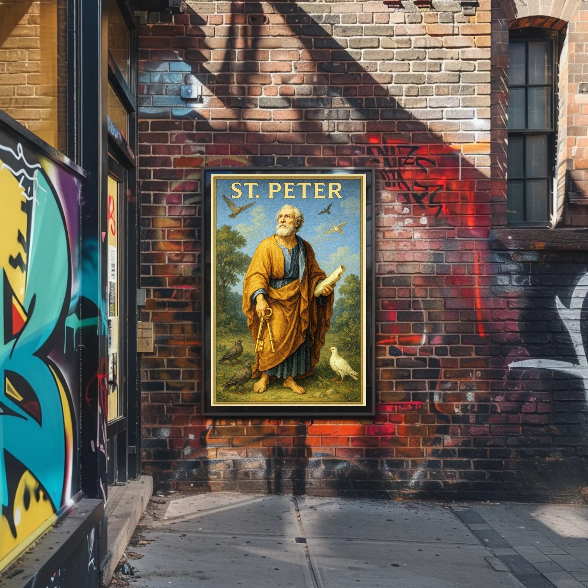 St. Peter - Keeper of the Keys Poster PosterGoat