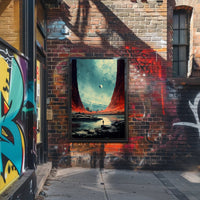 Cosmic Landscape Exploration Poster PosterGoat