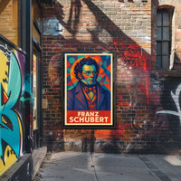 Franz Schubert Classical Music Vintage Art Poster