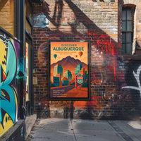 Discover Albuquerque Wall Art Print PosterGoat