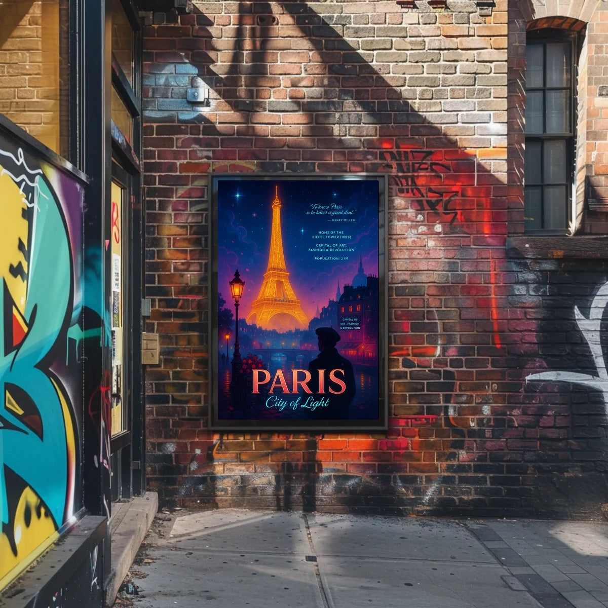 Paris City of Light Poster